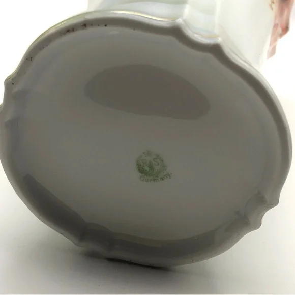 Antique Bavarian Porcelain Chocolate Pot RS Bavaria Gold Trim - Picture 15 of 15